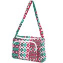 Flat Design Christmas Pattern Collection Front Pocket Crossbody Bag View1