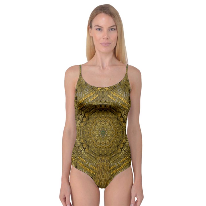 Golden Star And Starfall In The Sacred Starshine Camisole Leotard 