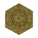 Golden Star And Starfall In The Sacred Starshine Wooden Puzzle Hexagon View1