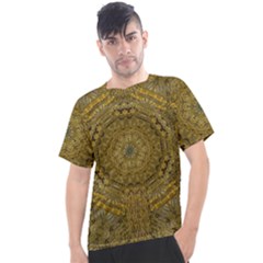 Golden Star And Starfall In The Sacred Starshine Men s Sport Top by pepitasart