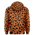 Orange Cheetah Animal Print Men s Core Hoodie View2