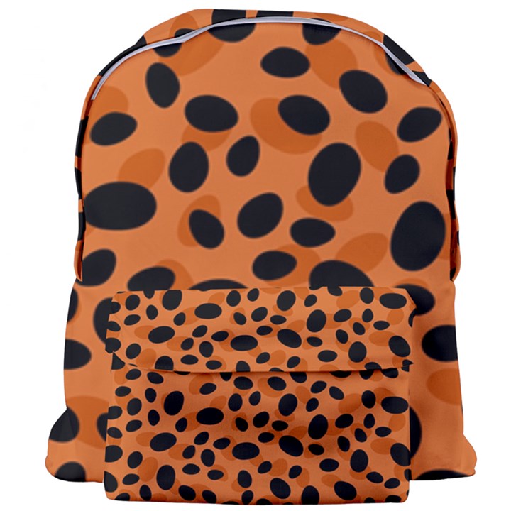 Orange Cheetah Animal Print Giant Full Print Backpack