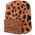 Orange Cheetah Animal Print Giant Full Print Backpack View4