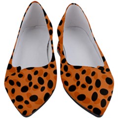 Orange Cheetah Animal Print Women s Block Heels  by mccallacoulture