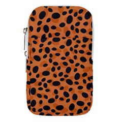 Orange Cheetah Animal Print Waist Pouch (small) by mccallacoulture