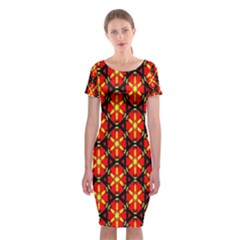 Rby 121 Classic Short Sleeve Midi Dress by ArtworkByPatrick