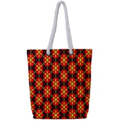 Rby 121 Full Print Rope Handle Tote (small) by ArtworkByPatrick