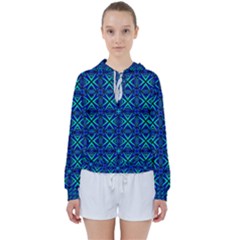 Abstract-q-8 Women s Tie Up Sweat