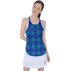 Abstract-q-8 Racer Back Mesh Tank Top by ArtworkByPatrick