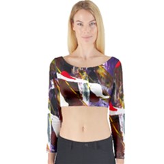 Wildfire 1 1 Long Sleeve Crop Top by bestdesignintheworld