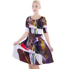 Wildfire 1 1 Quarter Sleeve A-line Dress by bestdesignintheworld