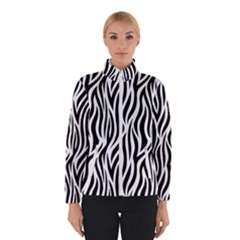 Thin Zebra Animal Print Winter Jacket