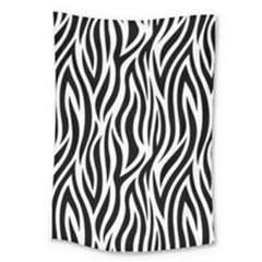 Thin Zebra Animal Print Large Tapestry