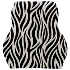 Thin Zebra Animal Print Car Seat Velour Cushion  by mccallacoulture