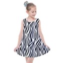 Thin Zebra Animal Print Kids  Summer Dress View1