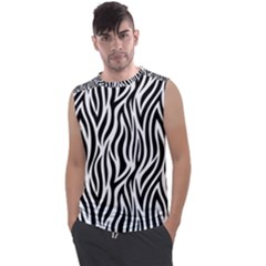 Thin Zebra Animal Print Men s Regular Tank Top by mccallacoulture