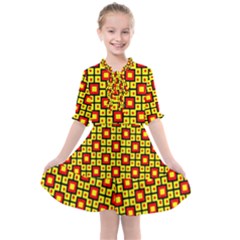 Rby-b-7-9 Kids  All Frills Chiffon Dress by ArtworkByPatrick