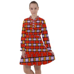 Abstract-q-9 All Frills Chiffon Dress