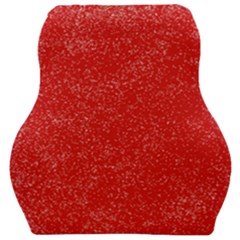 Modern Red And White Confetti Pattern Car Seat Velour Cushion 