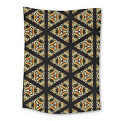 Pattern Stained Glass Triangles Medium Tapestry