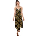 Pattern Stained Glass Triangles Halter Tie Back Dress  View1