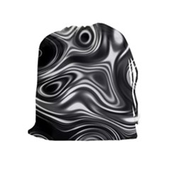 Wave Abstract Lines Drawstring Pouch (xl)