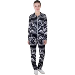 Wave Abstract Lines Casual Jacket And Pants Set by HermanTelo