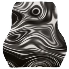 Wave Abstract Lines Car Seat Back Cushion  by HermanTelo