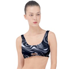 Wave Abstract Lines The Little Details Bikini Top by HermanTelo