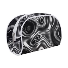 Wave Abstract Lines Makeup Case (small) by HermanTelo