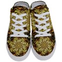 Fractal Flower Petals Gold Half Slippers View1