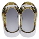 Fractal Flower Petals Gold Half Slippers View4