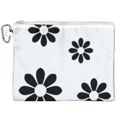 Land Of Flowers Canvas Cosmetic Bag (xxl)