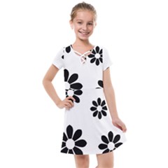 Land Of Flowers Kids  Cross Web Dress by moonlightladybug