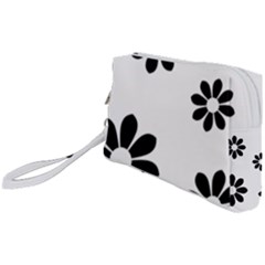 Land Of Flowers Wristlet Pouch Bag (small)