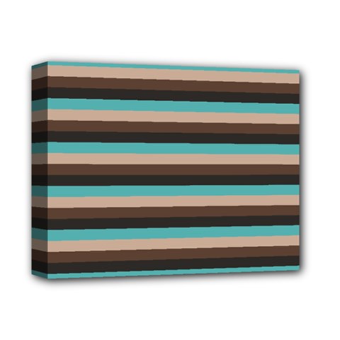 Stripey 1 Deluxe Canvas 14  X 11  (stretched) by anthromahe