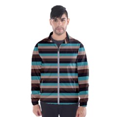 Stripey 1 Men s Windbreaker by anthromahe