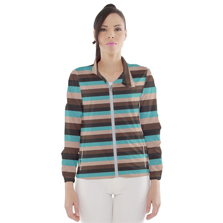 Stripey 1 Women s Windbreaker