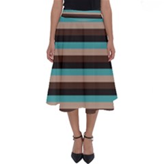 Stripey 1 Perfect Length Midi Skirt by anthromahe