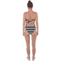 Stripey 1 Tie Back One Piece Swimsuit View2