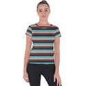 Stripey 1 Short Sleeve Sports Top  View1