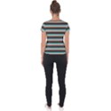 Stripey 1 Short Sleeve Sports Top  View2