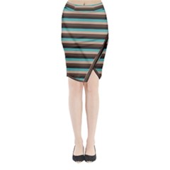 Stripey 1 Midi Wrap Pencil Skirt by anthromahe