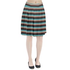 Stripey 1 Pleated Skirt by anthromahe