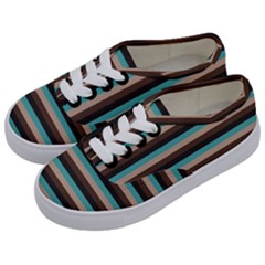 Stripey 1 Kids  Classic Low Top Sneakers by anthromahe