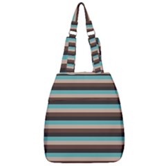 Stripey 1 Center Zip Backpack by anthromahe