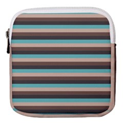 Stripey 1 Mini Square Pouch by anthromahe