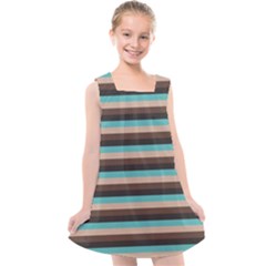 Stripey 1 Kids  Cross Back Dress by anthromahe