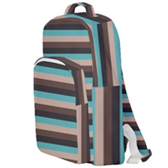 Stripey 1 Double Compartment Backpack by anthromahe