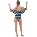 Stripey 1 Drape Piece Swimsuit View2